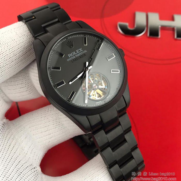 ROLEX勞力士 116400閃電 Label Noir工作室改裝 史上第一只勞力士陀飛輪 非常炫酷 男士腕表  wssb4718